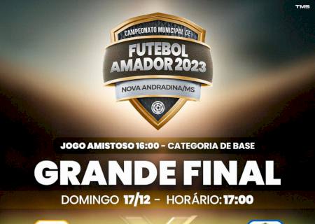 Campeonato Municipal de Futebol Amador conhecerá o campeão neste domingo